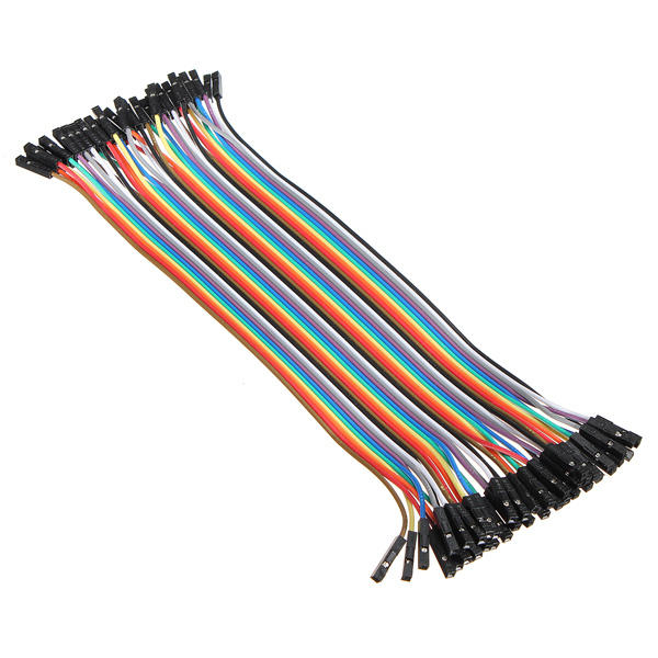 40pcs 20cm Female to Female Jumper Cable