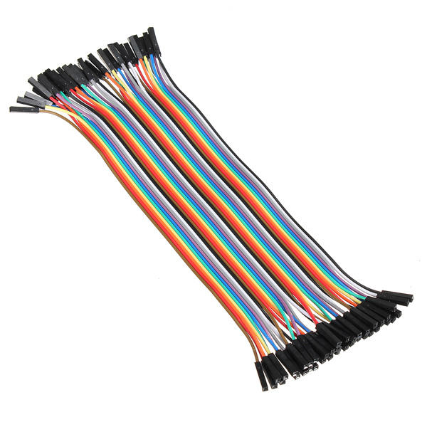 40pcs 20cm Female to Female Jumper Cable