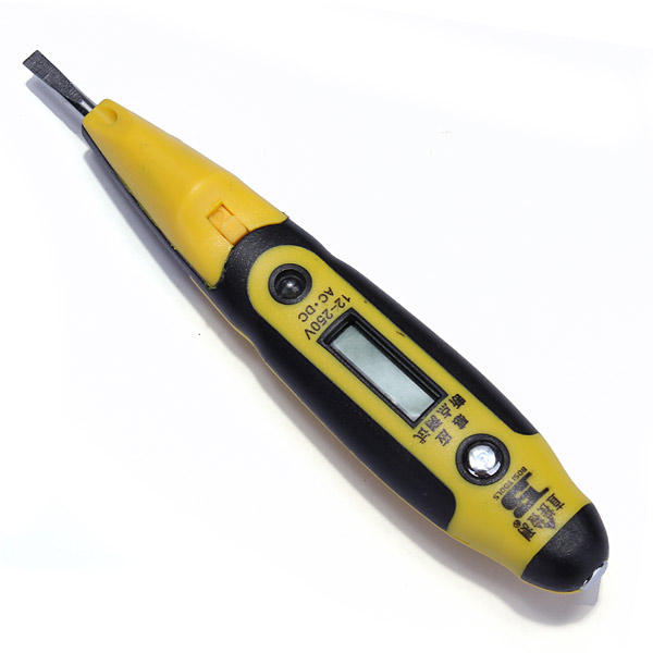 BOSI ABS Materials Digital Voltage Tester Pen Yellow