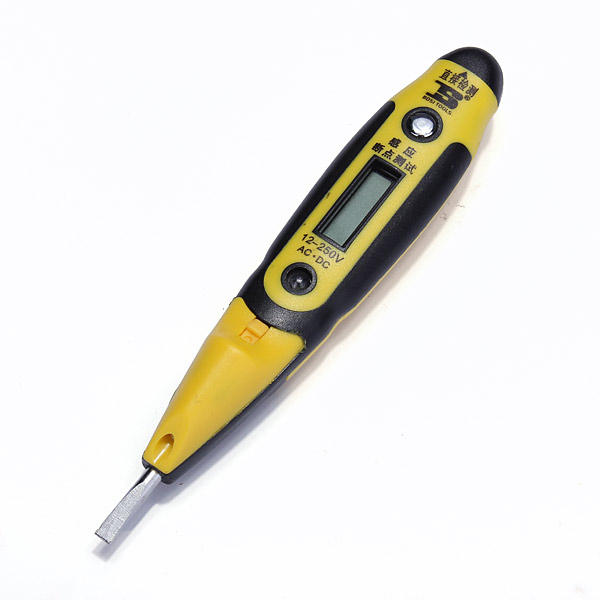 BOSI ABS Materials Digital Voltage Tester Pen Yellow