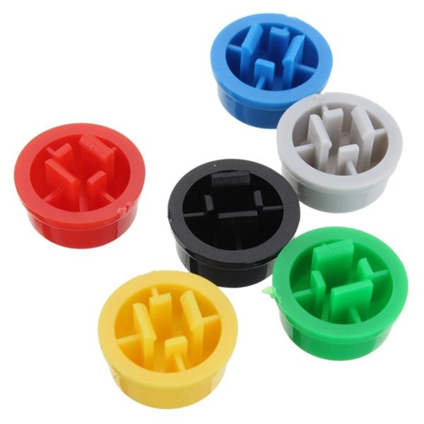 50pcs Tactile Push Button Switch / Cap Assorted Kit 12x12x7.3mm Key Caps