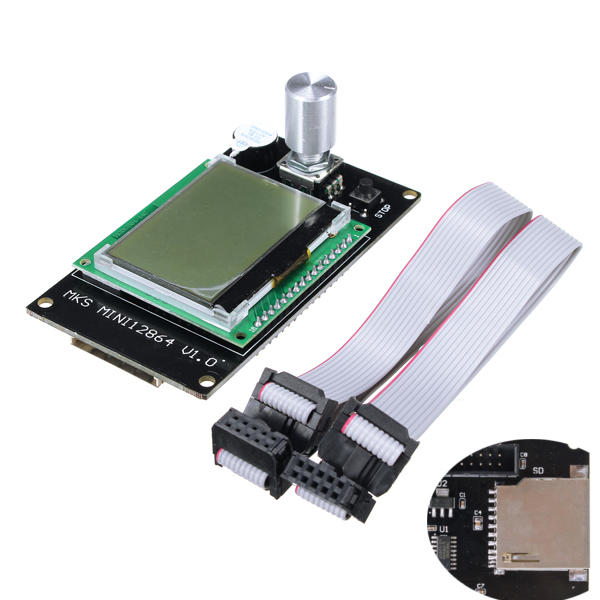 Mini 12864LCD Controller Side Inserted SD Card