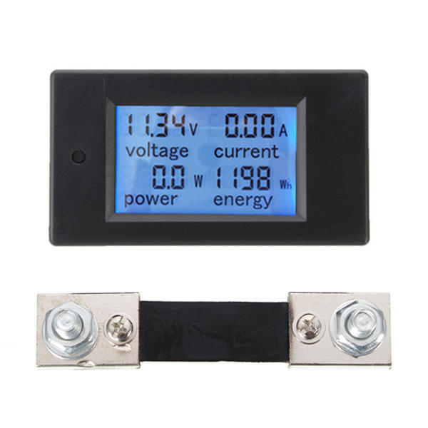 100A DC Multifunction Digital Power Meter Energy Monitor Module