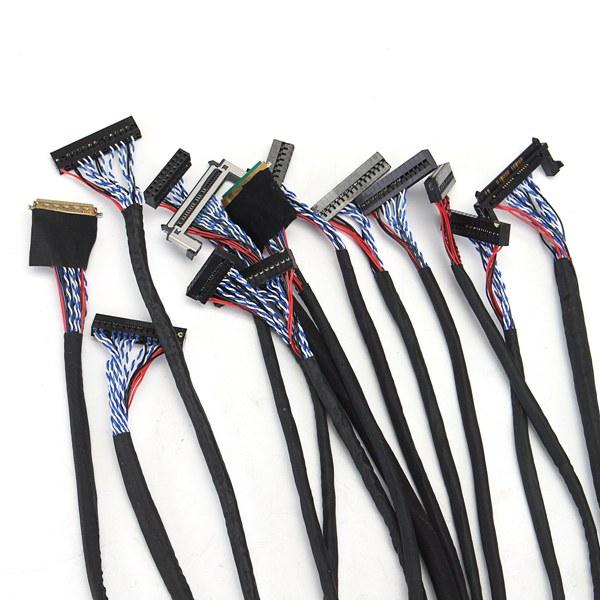 14Pcs Universal FPC/LVDS Display Cable 