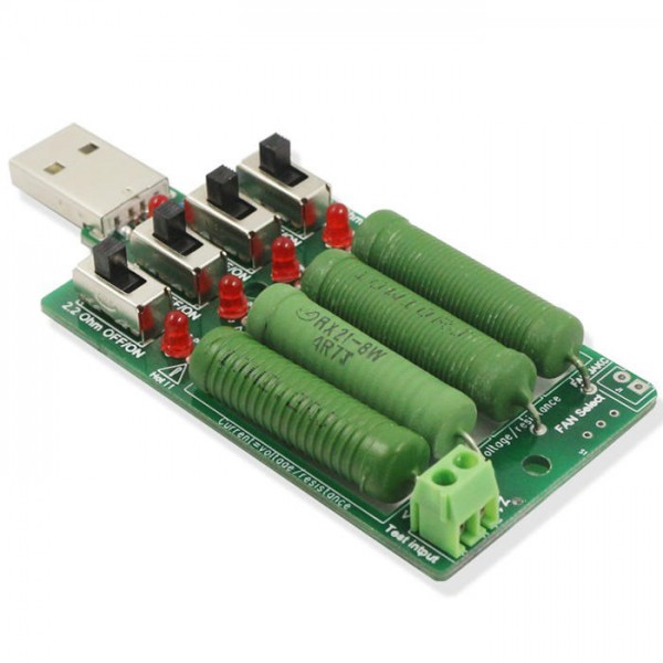 USB DC Electronic Load High Power Discharge Resistance Resistor Adjustable Industrial Battery Capacity Tester