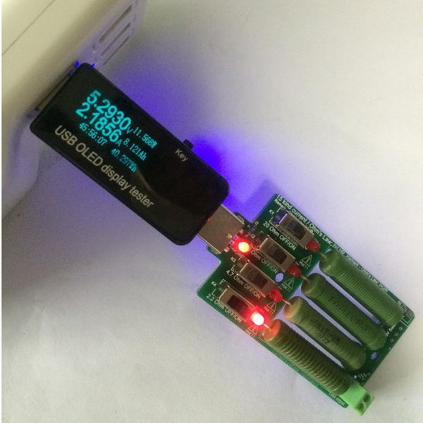 USB DC Electronic Load High Power Discharge Resistance Resistor Adjustable Industrial Battery Capacity Tester