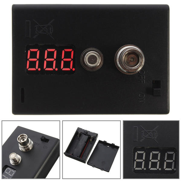 Resistance Measuring Reader Ohm Meter Volt Meterr Coil Tester 