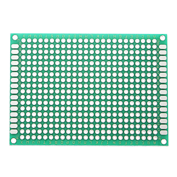 10pcs 50x70mm FR-4 2.54mm Double Side Prototype PCB Printed Circuit Board Green