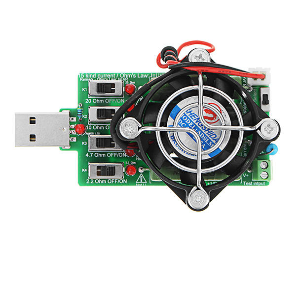 Adjustable 15 Kind Current USB Load Resistor Electronic Discharge Resistance Capacity Tester