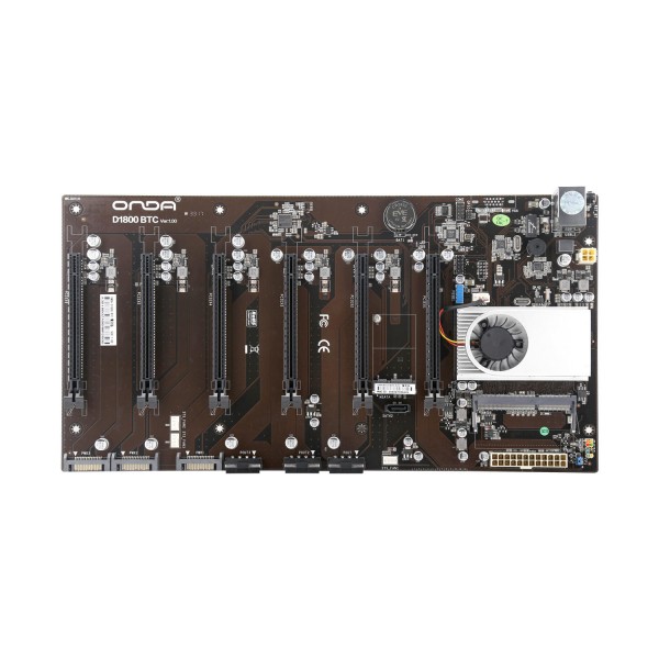  Mining Motherboard 6 x PCI-E Intel J1800 Platform