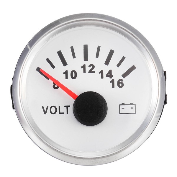 Volt Meter Gauge 8-16 Volts Caravan Boat Marine Voltmeter