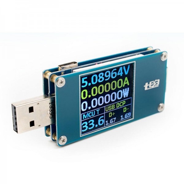 USB Tester Resistance Voltage Current Power Energy Measurement Battery Capacity Meter 