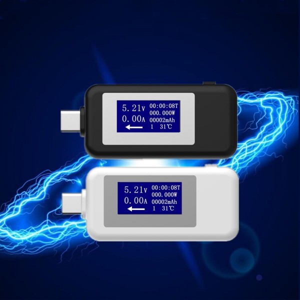 Type C USB Tester DC Digital Voltmeter USB C Volta...