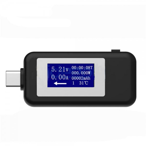 Type C USB Tester DC Digital Voltmeter USB C Voltage Current Meter Ammeter Detector 