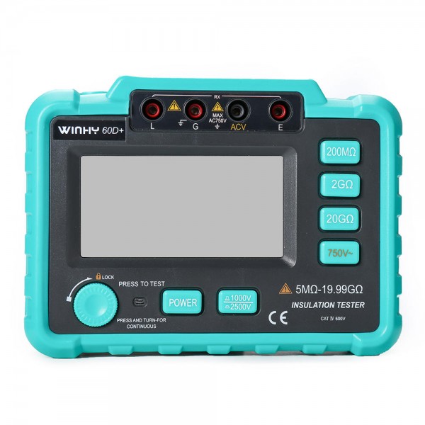  Digital Insulation Resistance Tester with Alarm Function