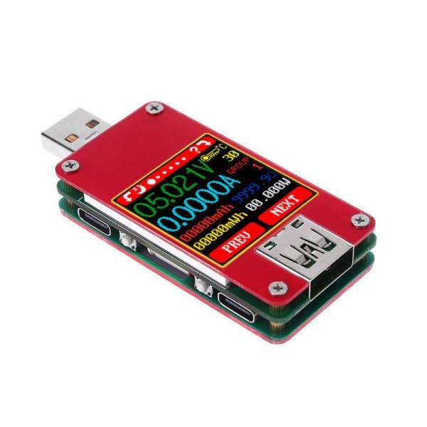 LCD USB Tester Voltmeter Ammeter Voltage Battery C...